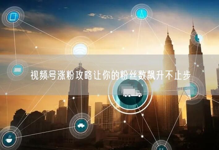 视频号涨粉攻略让你的粉丝数飙升不止步