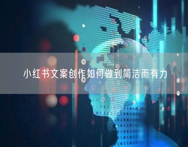 小红书文案创作如何做到简洁而有力