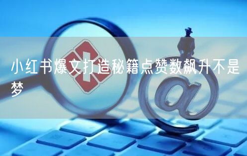 小红书爆文打造秘籍点赞数飙升不是梦