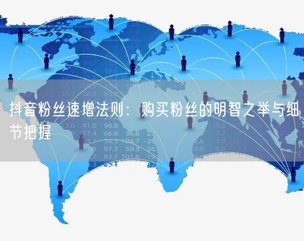 抖音粉丝速增法则：购买粉丝的明智之举与细节把握