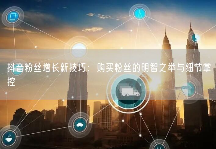 抖音粉丝增长新技巧：购买粉丝的明智之举与细节掌控
