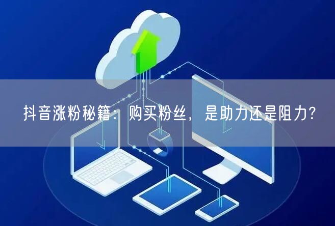 抖音涨粉秘籍：购买粉丝，是助力还是阻力？