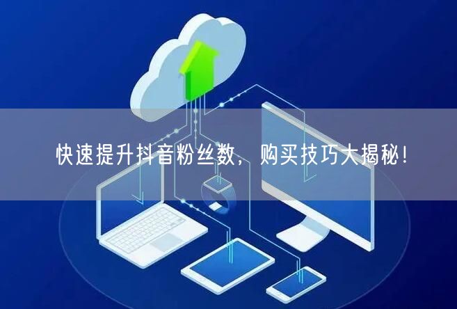 快速提升抖音粉丝数，购买技巧大揭秘！